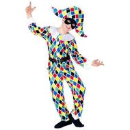 Costume Arlecchino 140 cm