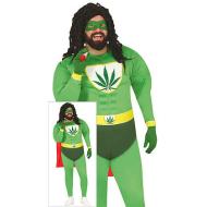 Costume Supereroe Marihuana Adulti 56 - 58  (Xxl) (86732)