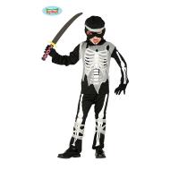 Costume Scheletro Ninja Bambino Taglia 3-4 Anni (87732)