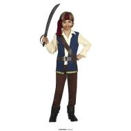 Costume Pirata Bambino Taglia 10-12 Anni (77742)