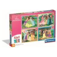 Puzzle 4in1 - Princess (21746)