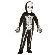 Costume scheletro con maschera 3-4 anni