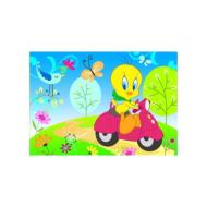 Puzzle 104 pezzi tweety scooter