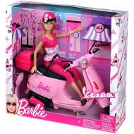 Barbie con Vespa