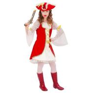 Capitano Pirata (Vestito, Cappello) (128 Cm / 5-7 Years)