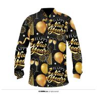 Camicia Ultimo Dell'anno Happy New Year 52 - 54  (L) (31804)