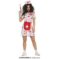 Costume Infermiera Insanguinata Adulta Taglia 42-44 L (79805)