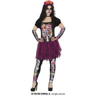 Costume Messicano Giorno Dei Morti Adulta Taglia 36-38 S (79808)