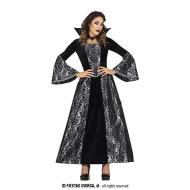 Costume Vampiressa Argento Donna Adulta Taglia 42-44 L (79830)