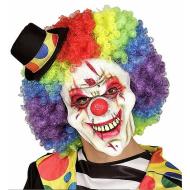 Maschera Mezzo Viso Killer Clown Taglia Unica