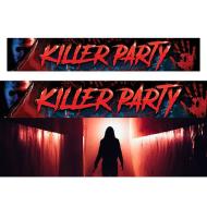 Insegna "Killer Party" Tela 290x50 Cm (26841)