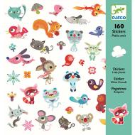 160 Adesivi Piccolo amici animali (DJ08842)