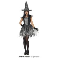 Costume Donna Adulta Strega Argento Taglia 36-38 S (79844)