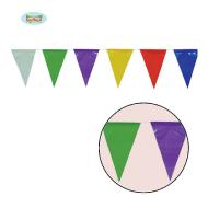 Borsa : 50 Metri Di Bandierine In Plastica 20x30 (8845)