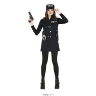 Costume Agente Dello Swat Ragazza 14-16 Anni (77865)
