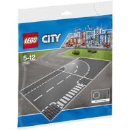 Incrocio a T e curva - Lego City Supplementary (7281)