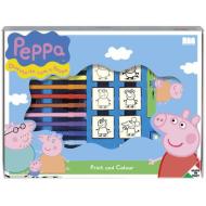 Valigetta  7t - 12 pennarelli Peppa Pig