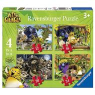Puzzle Vita da giungla 4 in a Box (06885)
