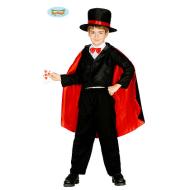 Costume Mago Illusionista Prestigiatore Bambino Taglia 5-6 Anni (85891)