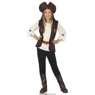 Costume Pirata Dei Sette Mari Bambino  Taglia 7-9 Anni (77904)