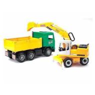Camion ed escavatore gommato (2911)