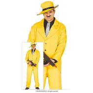 Costume Gangster Giallo Taglia M (84922)