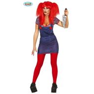 Costume Donna Bambola Di Pezza Assassina Taglia M (80934)