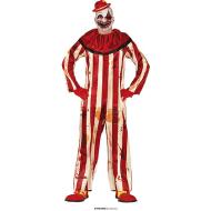 Costume Clowne A Strisce Teenager Taglia 14-16 Anni (77936)