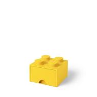 Contenitore LEGO Brick 4 Cassetto Giallo