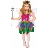 Costume Fatina Dell'arcobaleno 4-5 anni