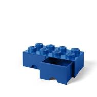 Contenitore LEGO Brick 8 Cassetto Blu