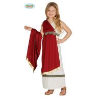 Costume Matrona Romana Bambina Taglia 5-6 Anni (85952)
