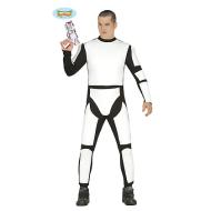 Costume Uomo Soldato Dello Spazio In Spandex Taglia M (84970)