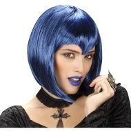 Parrucca Gothic Vamp Blu