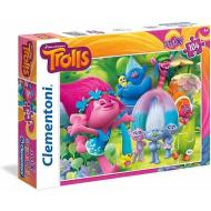 Clementoni Trolls Supercolor Puzzle Maxi 104 Pezzi (23981)