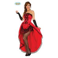 Costume Donna Ballerina Burlesque Can Can Taglia S (84981)