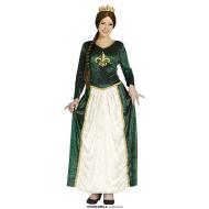 Costume Regina Medievale Adulto 36 - 38  (S) (80984)