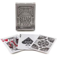 Carte Poker Bicycle Silver Steam Punk