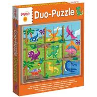 Legno Puzzle-Duo Dinosaurs