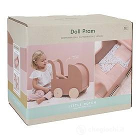 Carrozzina per bambole in legno Doll pram (LD7096) - Accessori bambole - Little  Dutch - Giocattoli