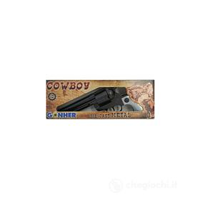 Pistola Cowboy 12 Colpi 24.5cm Nera (121/6) - Armi giocattolo - Gonher -  Giocattoli