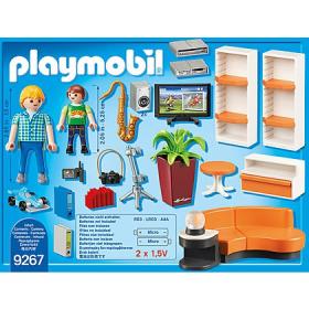 Playmobil Set 9267 Soggiorno con Mobile TV 9268 Bagno Accessoriato 