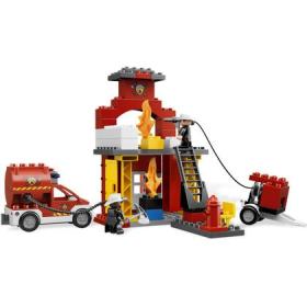 LEGO Duplo - Caserma dei Pompieri (6168) - Set costruzioni - Duplo -  Giocattoli