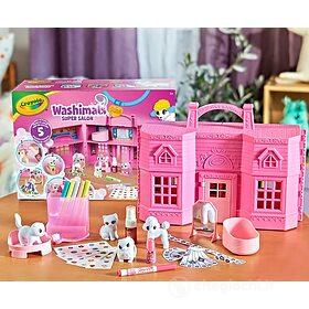 Washimals Pets - Super Salone di Bellezza - Playset e bambole in miniatura  - Crayola - Giocattoli