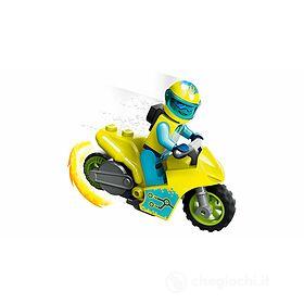 lego City - Stuntz Stunt Bike da Impennata Moto Giocattolo con Funzione  'Carica e Vai' Costruzioni per Bambini da 5+ Anni - 60296