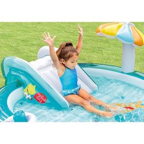 INTEX Piscina gonfiabile per bambini 3 anelli tonda rotonda 61 X