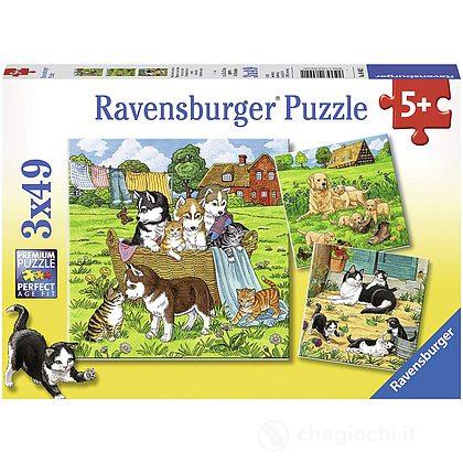 Puzzle Gatto In Legno Da Colorare 30×30 Cm – Gioco Educativo Con 36 Pezzi, Per Bambini, Ideale Per Viaggi E Regali