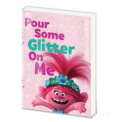 Trolls: World Tour - Pour Some Glitter PVC Premium A5 Notebook (Quaderno)