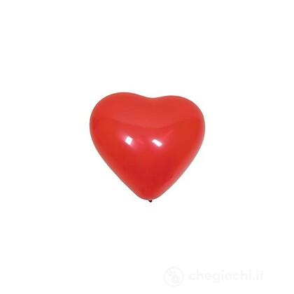 12 Palloncini Cuore 10 (cm 26) Rossi