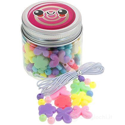 Perline colorate Candy Beads, 1 barattolo a sorpresa (87004)